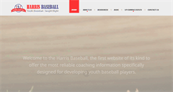 Desktop Screenshot of harrisbaseball.com